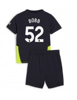 Manchester City Oscar Bobb #52 Bortedraktsett Barn 2024-25 Korte ermer (+ bukser)